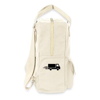 LKW - Retro Rucksack - Naturweiß - Rechts