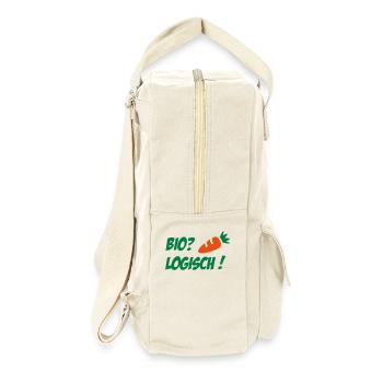 Biologique - Sac à dos rétro - blanc naturel - Droite
