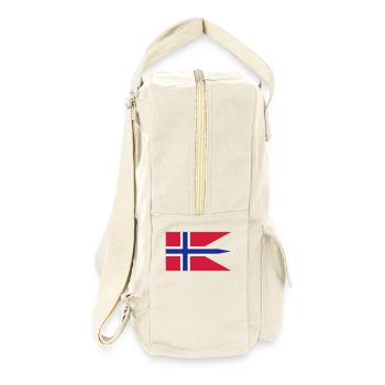 norway flag - Sac à dos rétro - blanc naturel - Droite