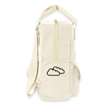 Wolken - Retro Rucksack - Naturweiß - Rechts