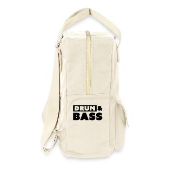 Drum & Bass - Retro Rucksack - Naturweiß - Rechts
