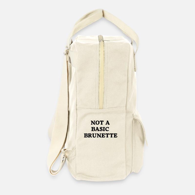 not a basic brunette - Sac à dos rétro - blanc naturel
