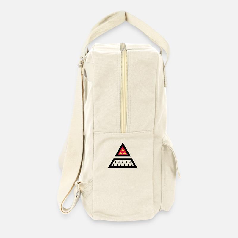 Köln Wappen Dreieck Farbe - Retro Rucksack - Naturweiß