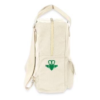 claddagh engagement ring love ireland - Retro Backpack - natural - Right
