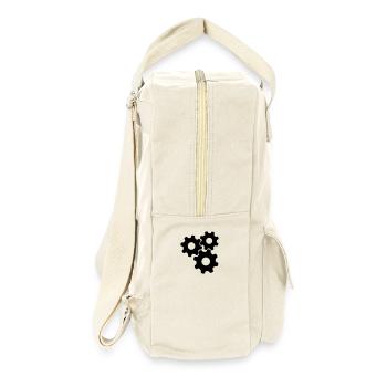 Gears - Retro Rucksack - Naturweiß - Rechts