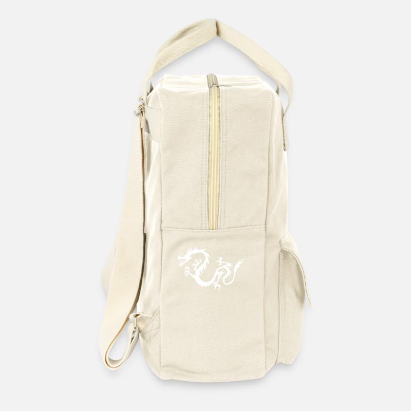 Chinese Dragon - Retro Backpack - natural