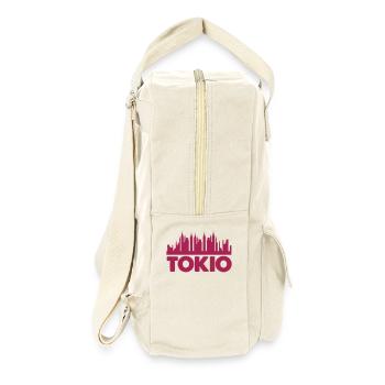 Tokio - Retro Rucksack - Naturweiß - Rechts