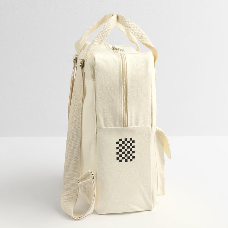 scheck Retro Rucksack