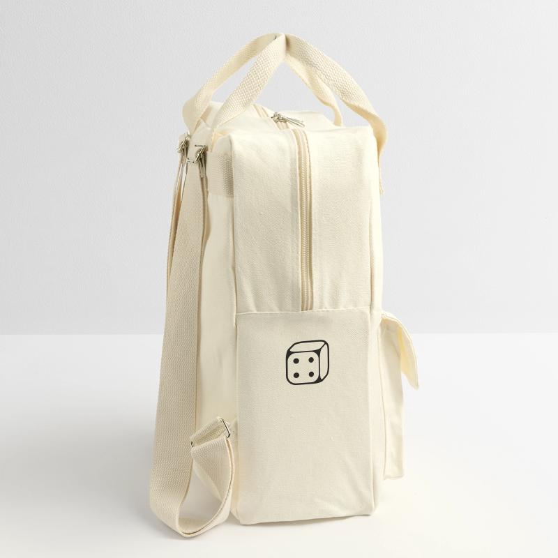 4er Würfel (Vier / 1C) Retro Rucksack