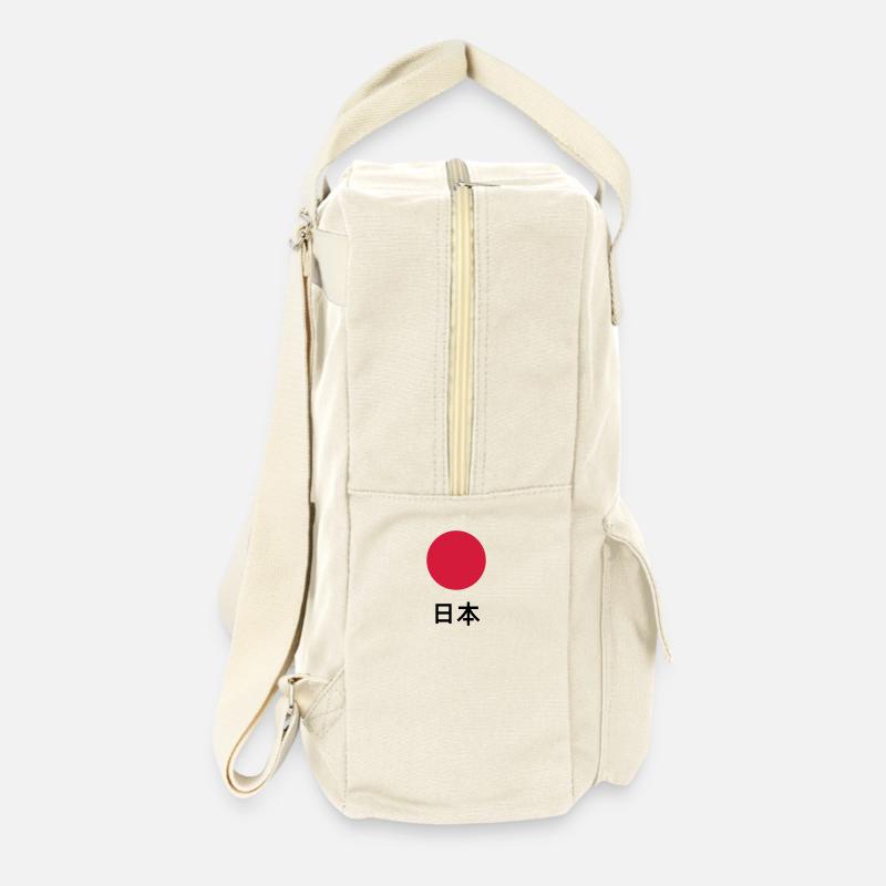 Japon / Nippon / Nihon - Sac à dos rétro - blanc naturel