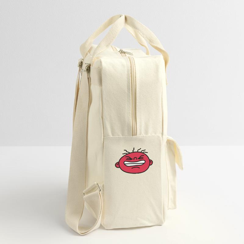 Angry Face Retro Rucksack