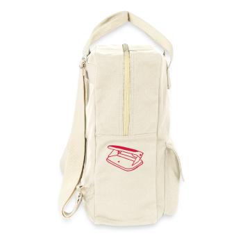 Polichinelle - Sac à dos rétro - blanc naturel - Droite