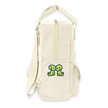 Amitié - amour - Sac à dos rétro - blanc naturel - Droite