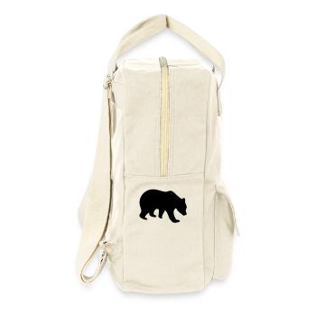 teddy bear figure tragen sopportare - Retro Backpack - natural - Right