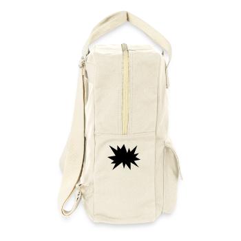 Boom!! - Retro Rucksack - Naturweiß - Rechts