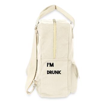I'm drunk. - Retro Backpack - natural - Right