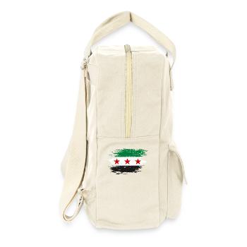 Drapeau syrien utilisé - Sac à dos rétro - blanc naturel - Droite