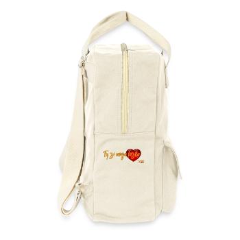 Ty si moja láska - Retro Backpack - natural - Right