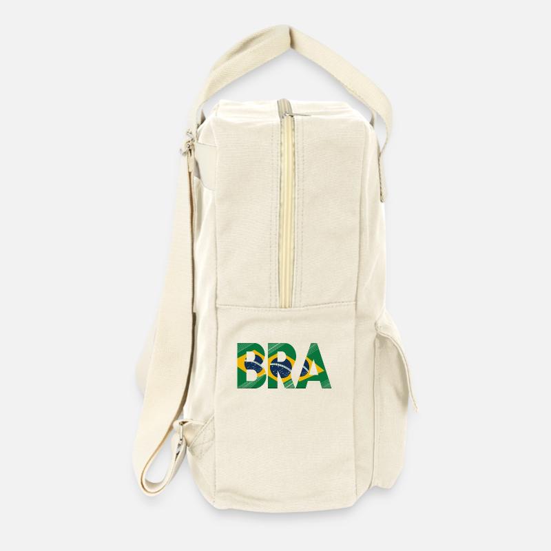 Brésil - Sac à dos rétro - blanc naturel