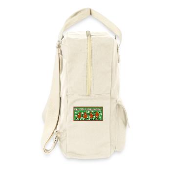 juhuuuu endlich Rentier - Retro Rucksack - Naturweiß - Rechts