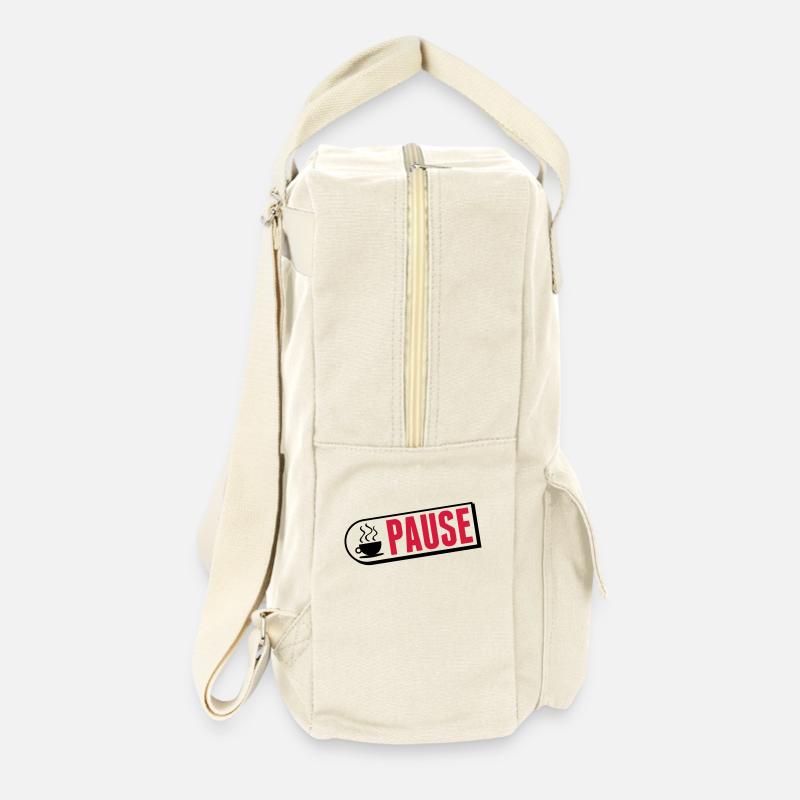 kaffee_pause_tm2 - Retro Backpack - natural