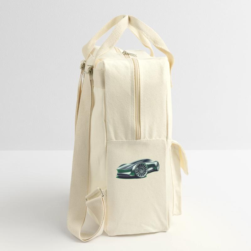 Futuristic super car Retro Backpack