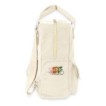 Vintage Road Cyclist - Retro Backpack - natural - Right