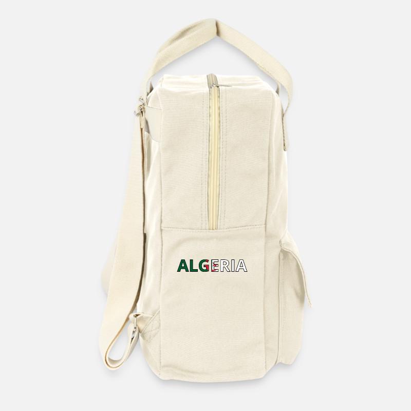Drapeau Algeria - Sac à dos rétro - blanc naturel