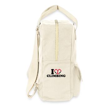 Klettern - Retro Rucksack - Naturweiß - Rechts