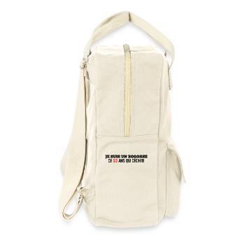 53 Jahre alte Bogosse / Mann Geburtstagsgeschenk - Retro Rucksack - Naturweiß - Rechts