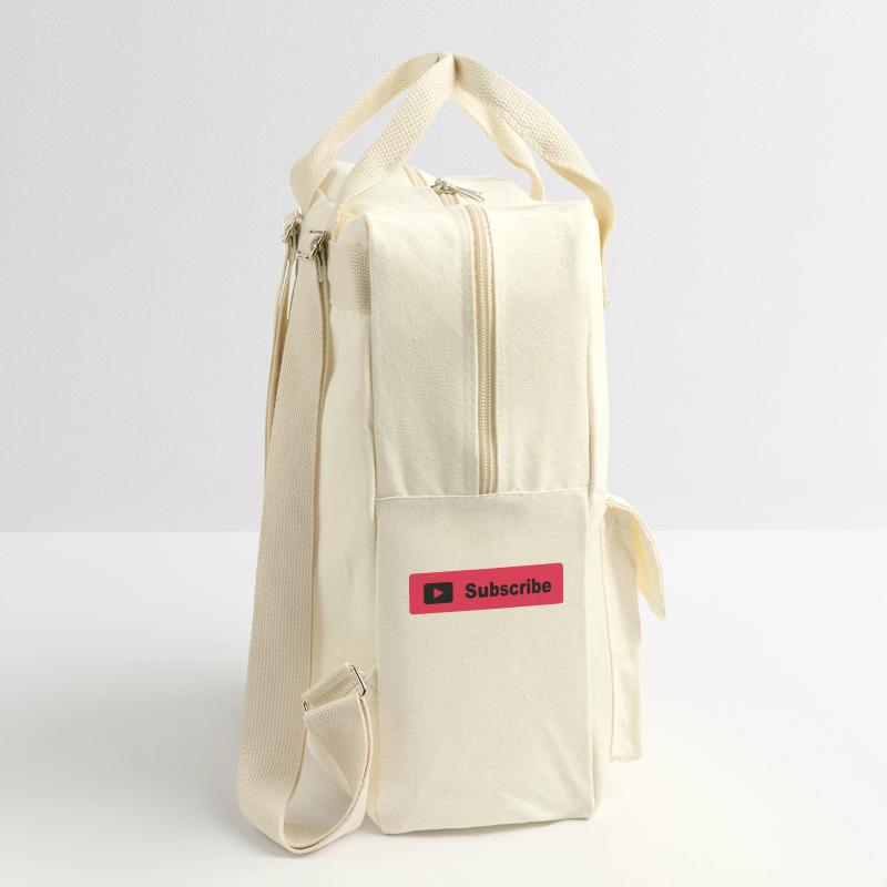 Subscribe Button Retro Backpack