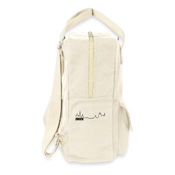 zürich - Retro Rucksack - Naturweiß - Rechts