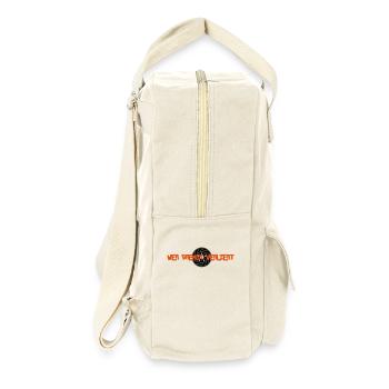 Wer Bremst Verliert - Retro Rucksack - Naturweiß - Rechts