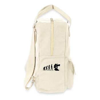 Cameraman / Camera / Video / Cadreur - Sac à dos rétro - blanc naturel - Droite