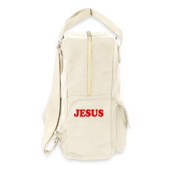 Jesus - Retro Rucksack - Naturweiß - Rechts
