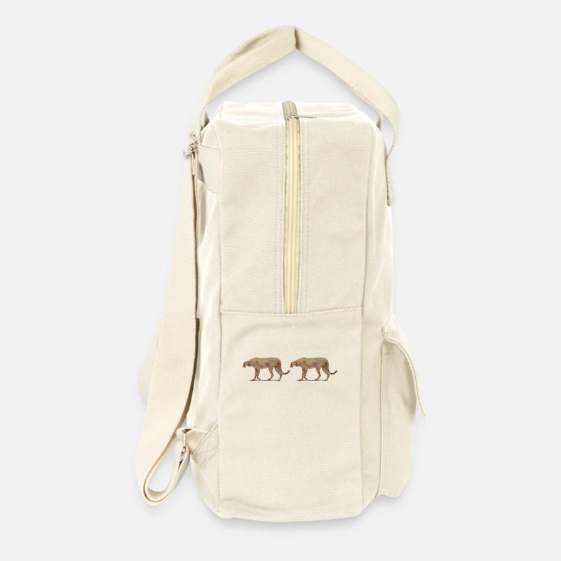 Cheetah Panorama Mug - Retro Backpack - natural