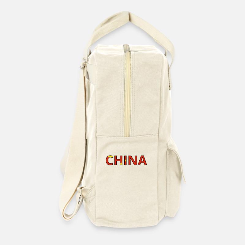 Drapeau China - Sac à dos rétro - blanc naturel
