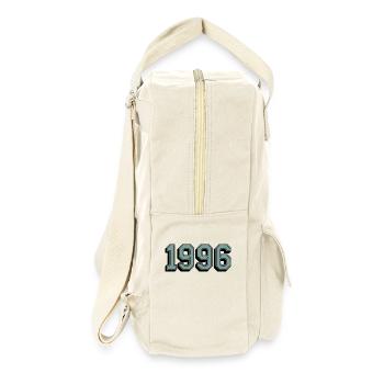 1996 Geburtstag Jahr Alterung Alter 29 Jahre alt - Retro Rucksack - Naturweiß - Rechts