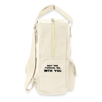 may the force be with you - Star Wars quotation - Retro Backpack - natural - Right