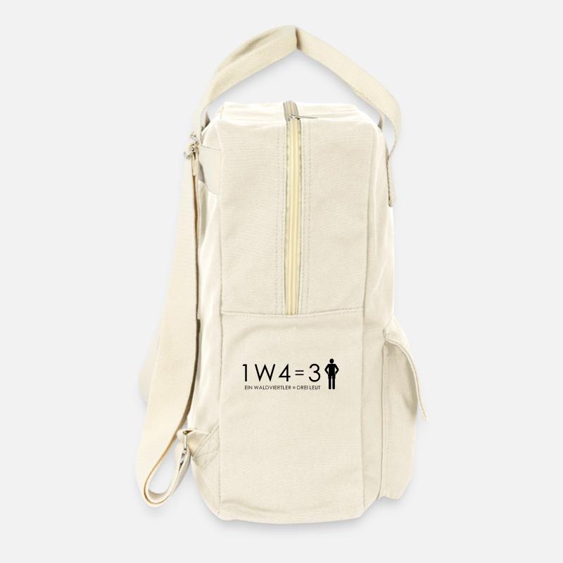 1W4 3L - Retro Rucksack - Naturweiß
