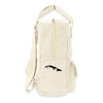 Cuba (ID: 002004) - Sac à dos rétro - blanc naturel - Droite