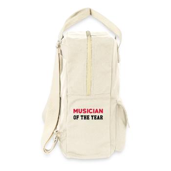 Musik / Musiker / Music / Musician - Retro Rucksack - Naturweiß - Rechts