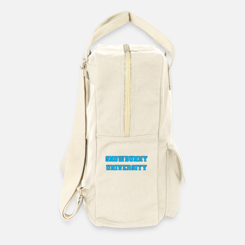 Snowbunny University - Retro Backpack - natural
