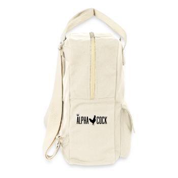 hahn alpha cock - Retro Backpack - natural - Right