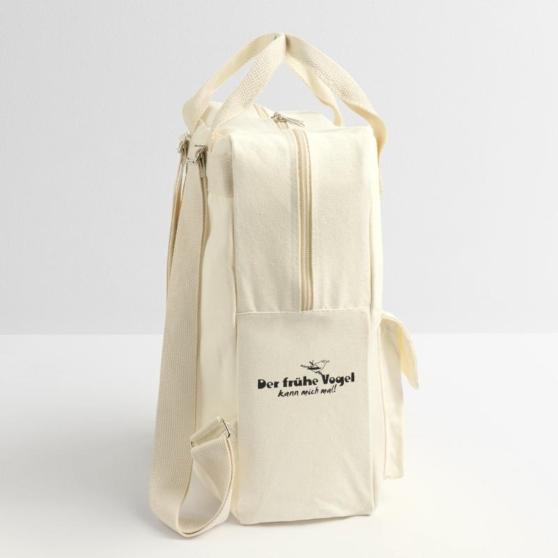 Der frühe Vogel kann mich mal Retro Rucksack