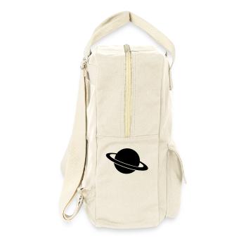 planeten - Retro Rucksack - Naturweiß - Rechts