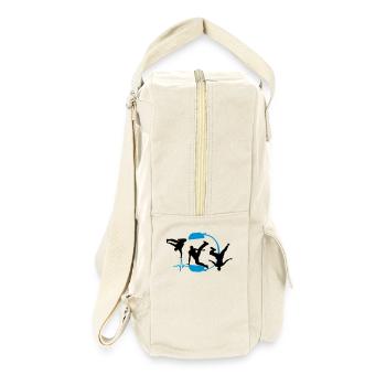 breakdancer - Retro Rucksack - Naturweiß - Rechts