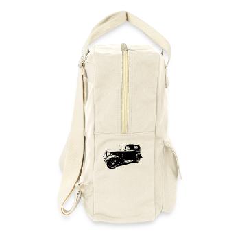 Voiture - Sac à dos rétro - blanc naturel - Droite