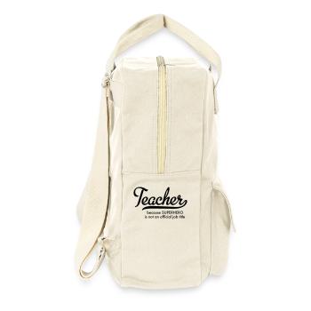 Enseignant - Sac à dos rétro - blanc naturel - Droite