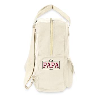 The best dad - Retro Backpack - natural - Right